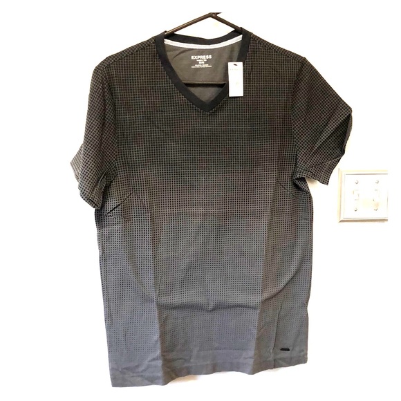 Express Other - NWT Express Grey Graphic V-neck Tshirt